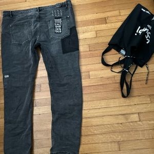 All black Ksubi jeans